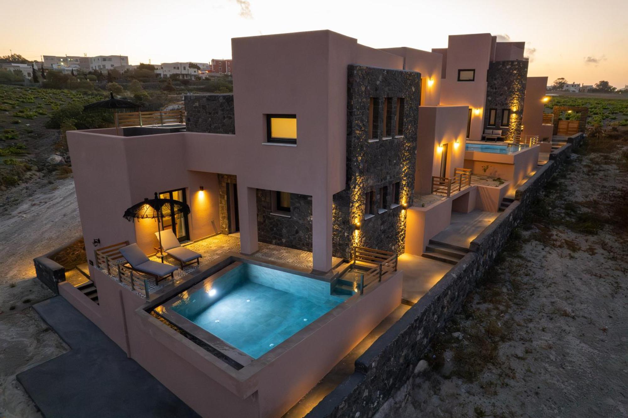 Golden Moments Luxury Stone Villas A Messaria  Exterior photo